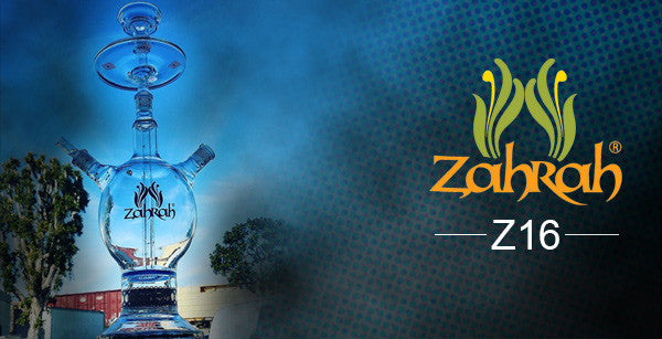 Introducing the Zahrah Z16 All Glass Hookah