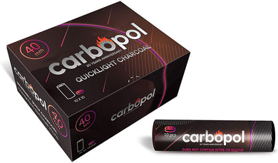 Carbopol QUICK LIGHT CHARCOAL Hookah COALS (Wholesale)