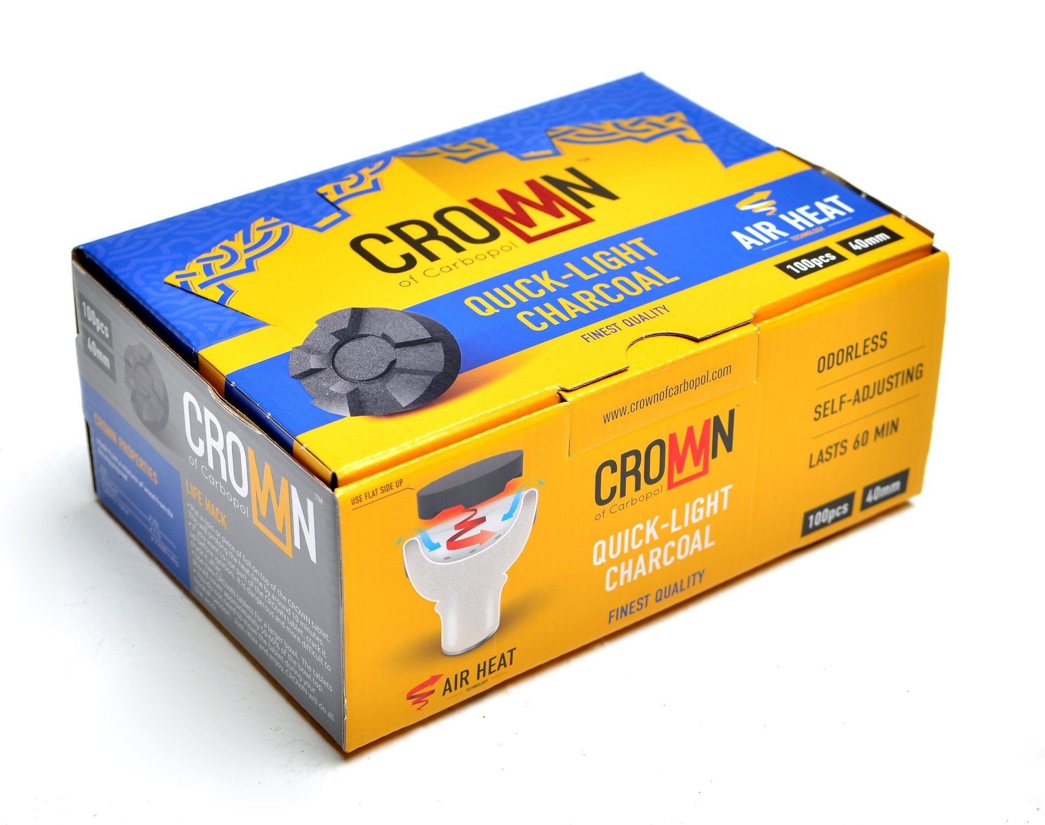 Crown Hookah Charcoal (Wholesale)
