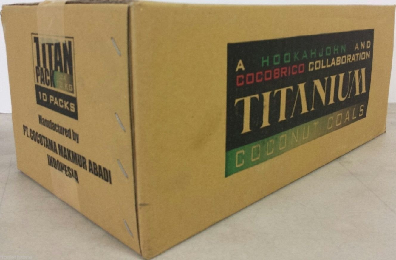 Titanium Coconut Charcoal Lounge Box (10KG) (Wholesale)
