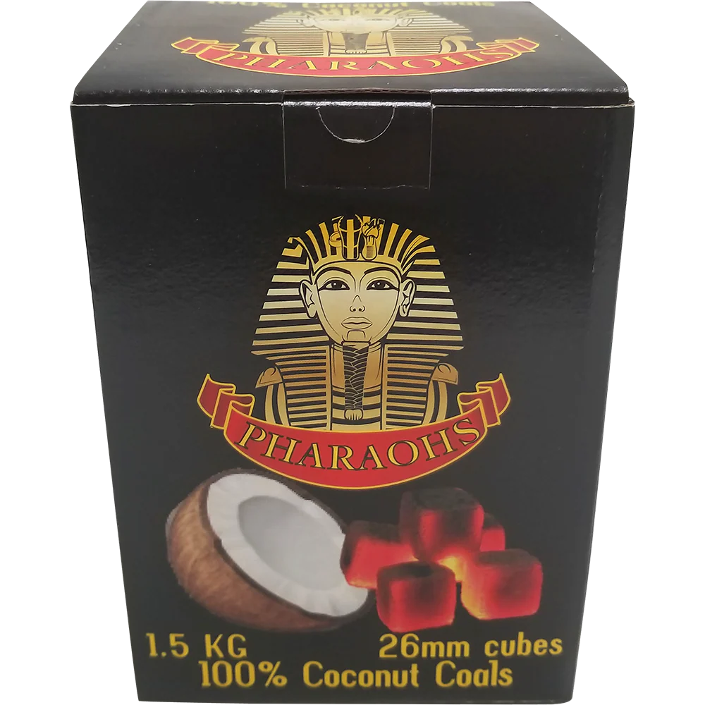 Pharaohs Coconut Cube Charcoal - 26mm - 1.5kg