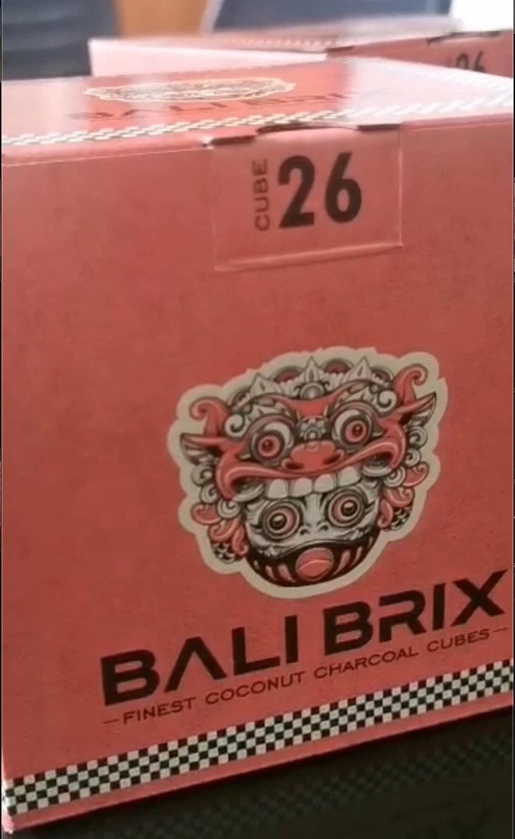 Bali Brix Coconut Charcoal 64pc Cubes