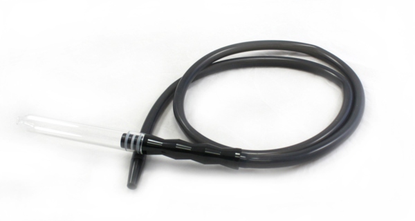 Glass Tip Silicon  Washable Hookah Hose (Wholesale)