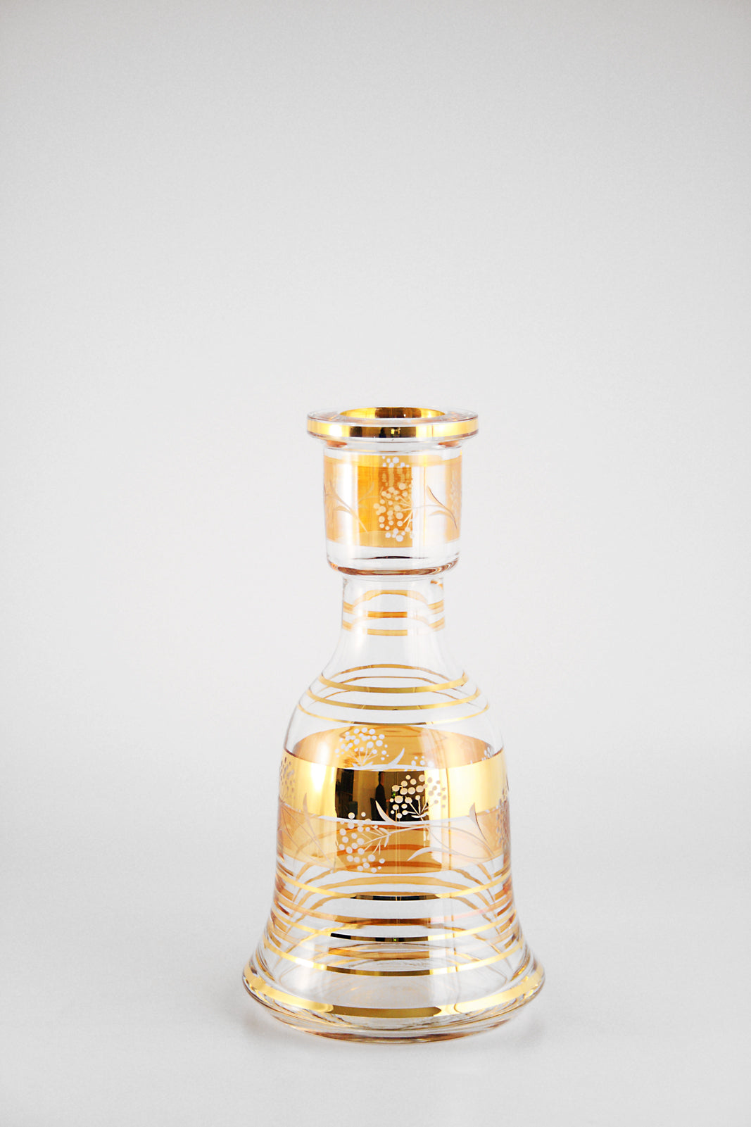 Zahrah Special Edition Hand Made Bohemian Czech Republic Base with 24K Gold Filigree