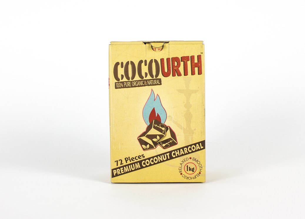 CocoUrth COCONUT Natural Hookah Charcoal (Wholesale)