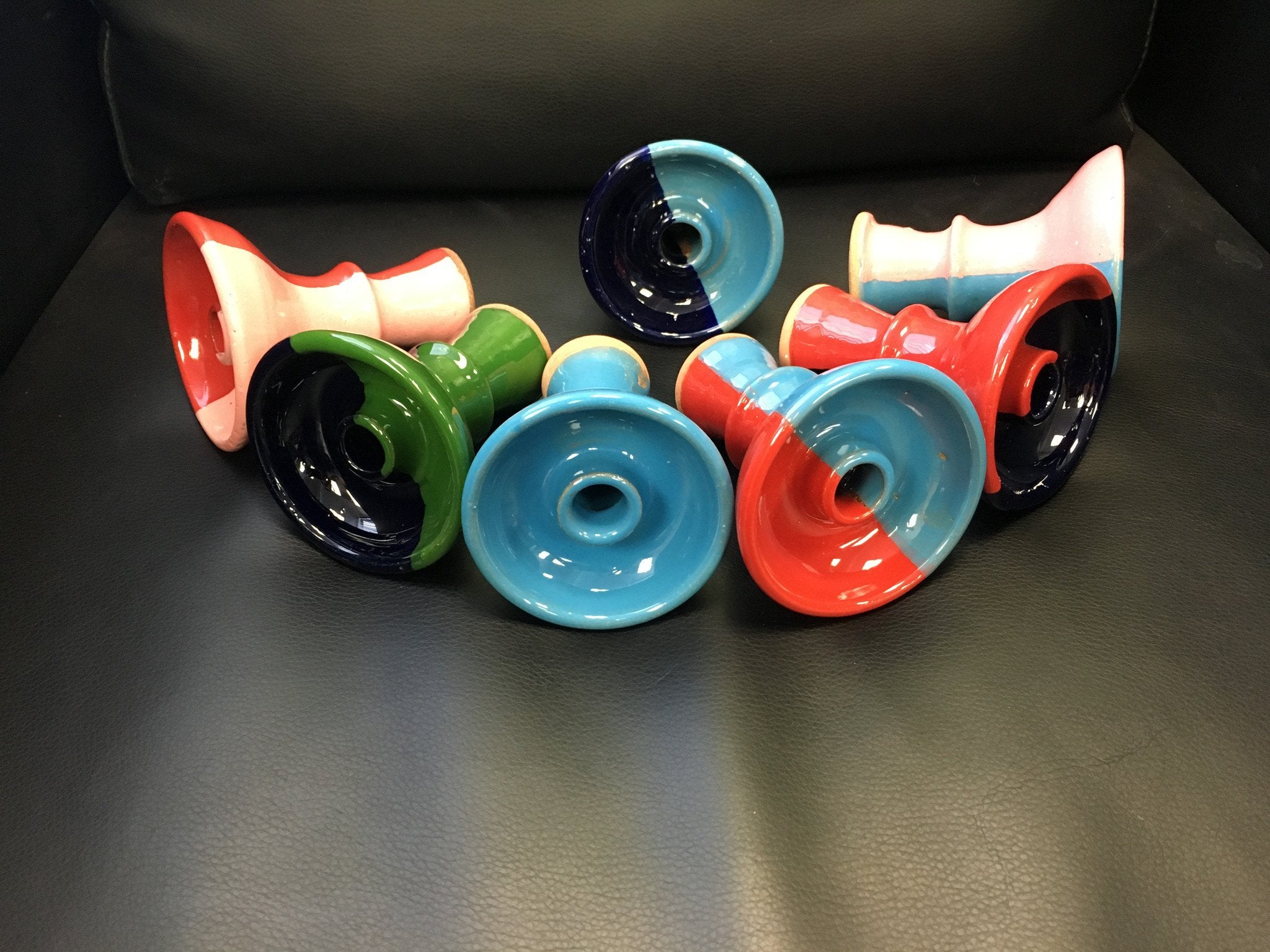 ZAHRAH CLAY PHUNNEL BOWLS 9" (Wholesale)