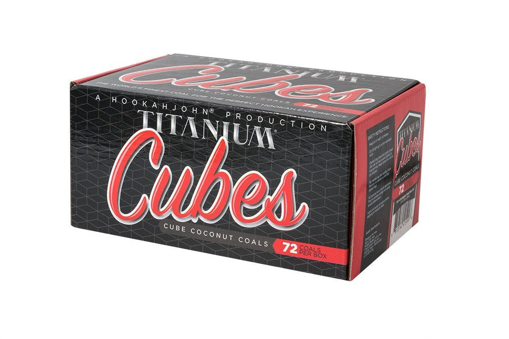 Titanium Coconut Hookah Coals "CUBES" (Wholesale)